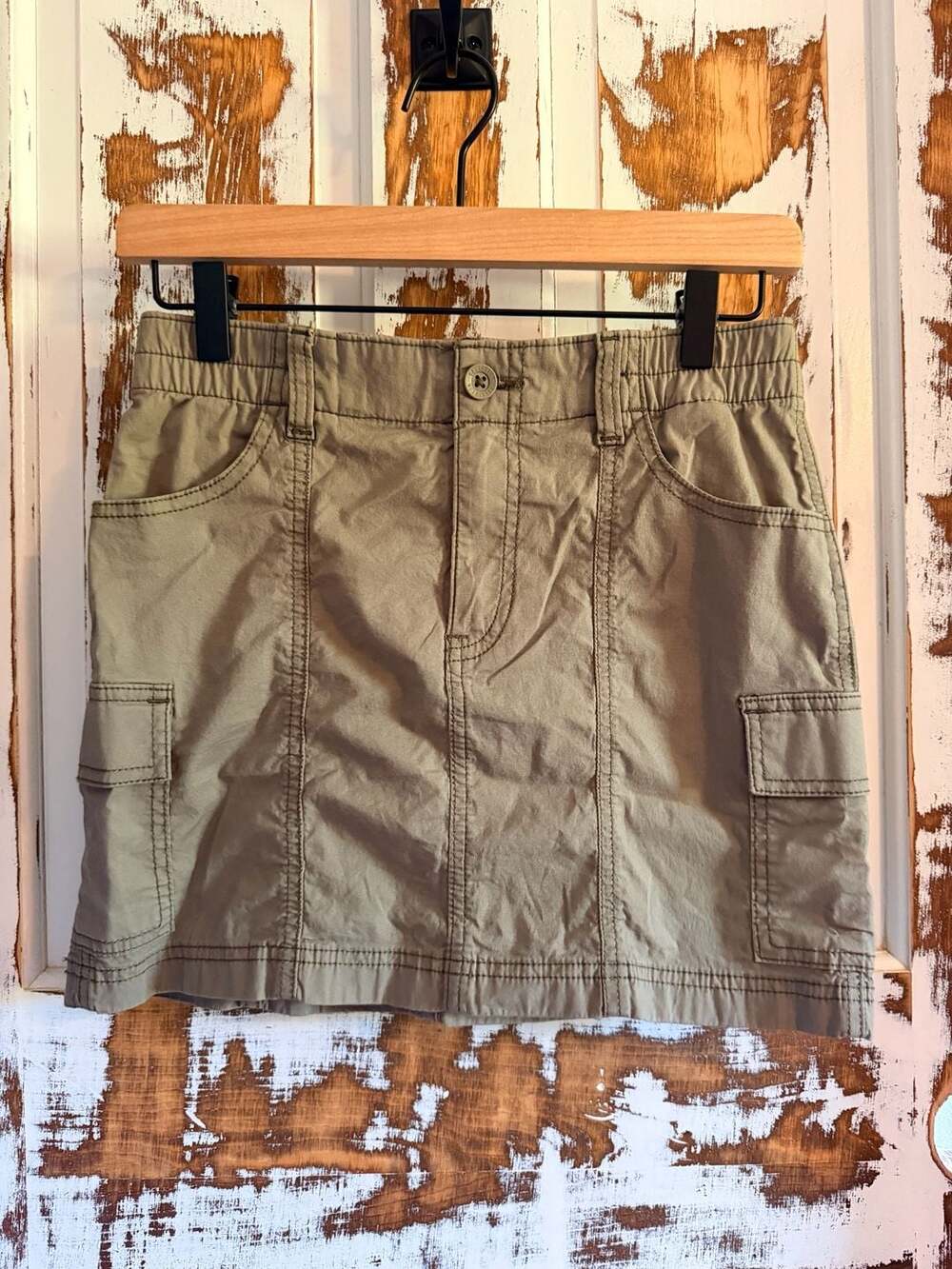 Hollister High-Rise Vintage Y2K Utility Cargo Skirt Size XS